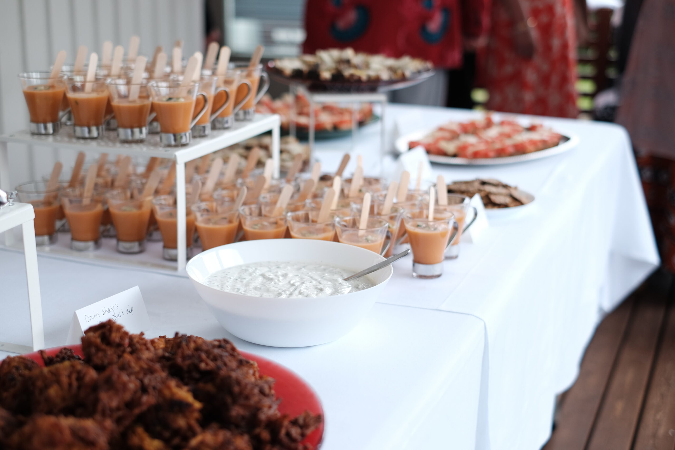 Image showing catering at a Zestii event. Photographer: Minae Tani LaFleur