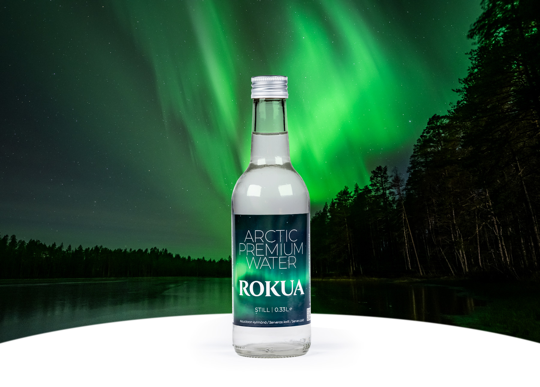 Rokua Arctic Premium Water (kuva/design: Sami Säily)