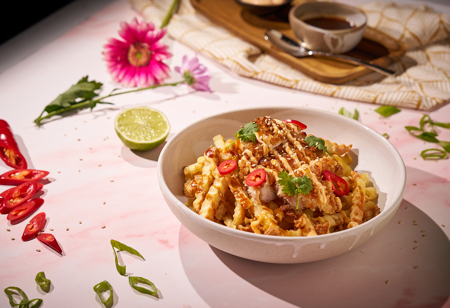 MUMMON HANOI CRISPY CHICKEN LOADED FRIES